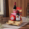 Deluxe Grand Piano & Wine Gift Basket, wine gift, wine, cheese gift, cheese, chocolate gift, chocolate, Vancouver delivery