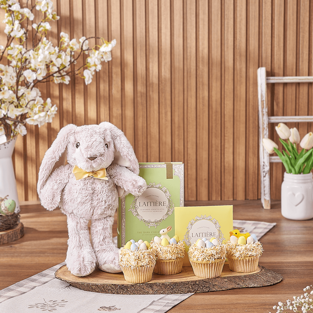 Easter Bunny &amp; Cupcake Gift, easter gift, easter, cupcake gift, cupcake, chocolate gift, chocolate, Vancouver  delivery