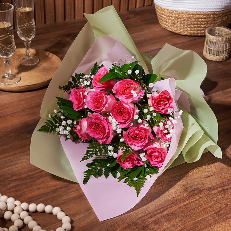 Enduring Pink Rose Gift from Vancouver Baskets - Flower Gift - Vancouver Delivery