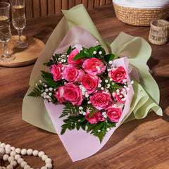 Enduring Pink Rose Gift