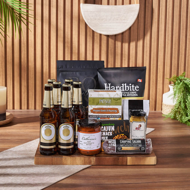 Etobicoke Beer & Crunch Snack Basket, beer gift, beer, snack gift, snack, Vancouver delivery