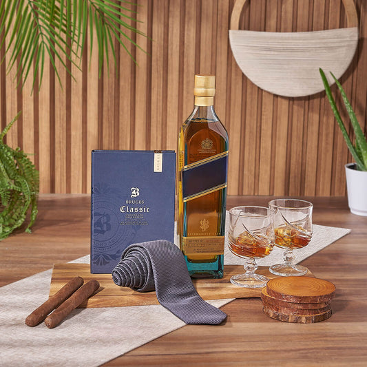 Executive Spirits & Cigar Gift, liquor gift, liquor, cigar gift, cigar, Vancouver delivery