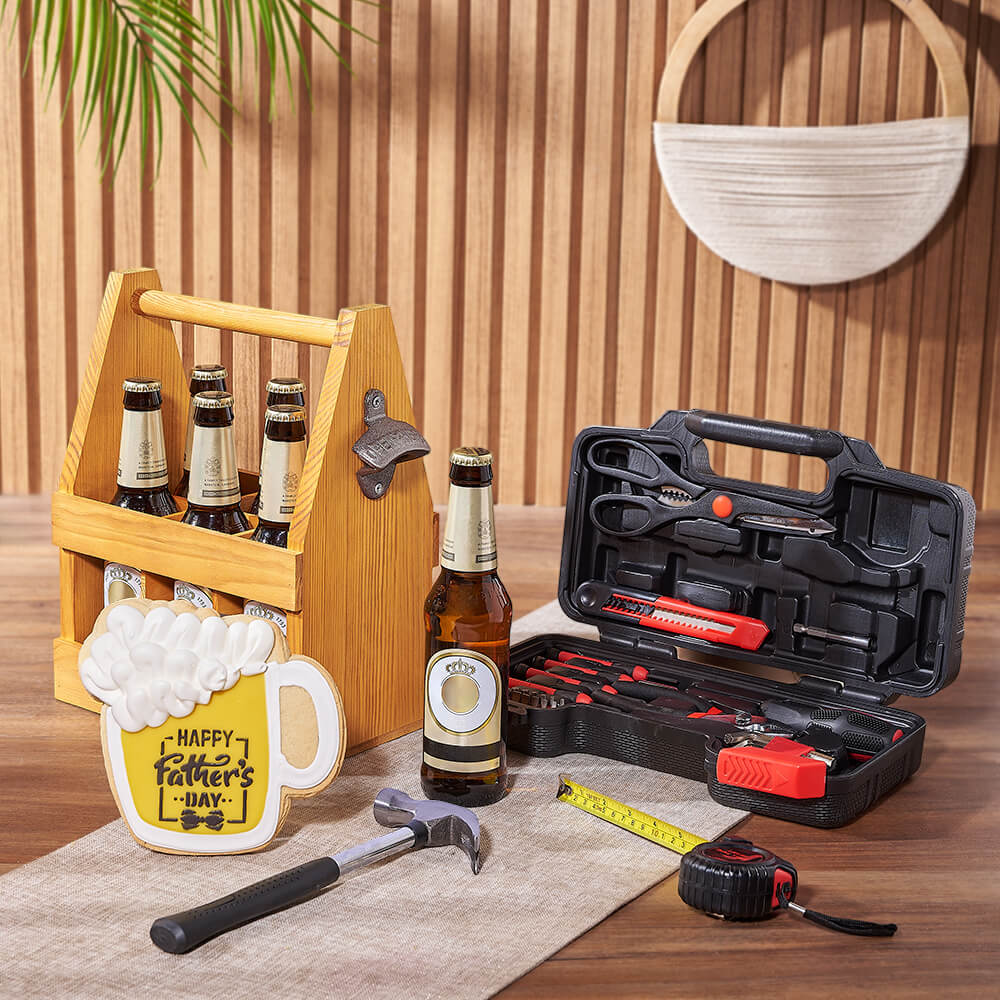 Father’s Day Brew &amp; Tool Gift, beer gift, beer, fathers day gift, fathers day, tool gift, tools, Vancouver delivery