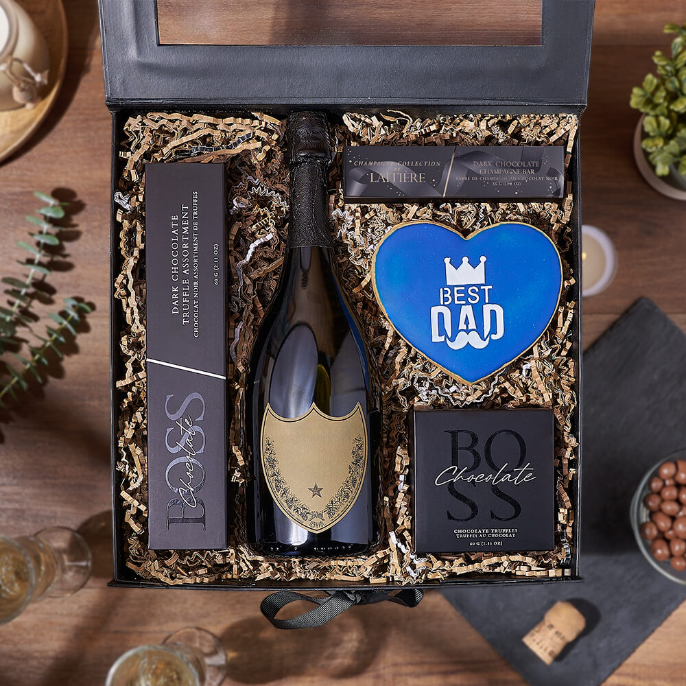 Father’s Day Champagne &amp; Sweets Box, sparkling wine gift, sparkling wine, champagne gift, champagne, fathers day gift, fathers day, Vancouver delivery