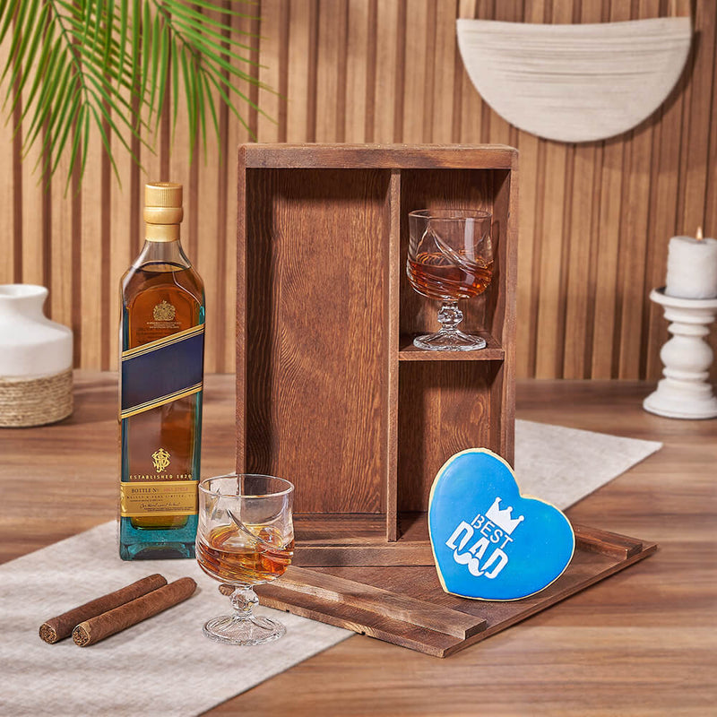 Father’s Day Spirits & Cookie Box, liquor gift, liquor, cookie gift, cookie, cigar gift, cigar, fathers day gift, fathers day, Vancouver delivery