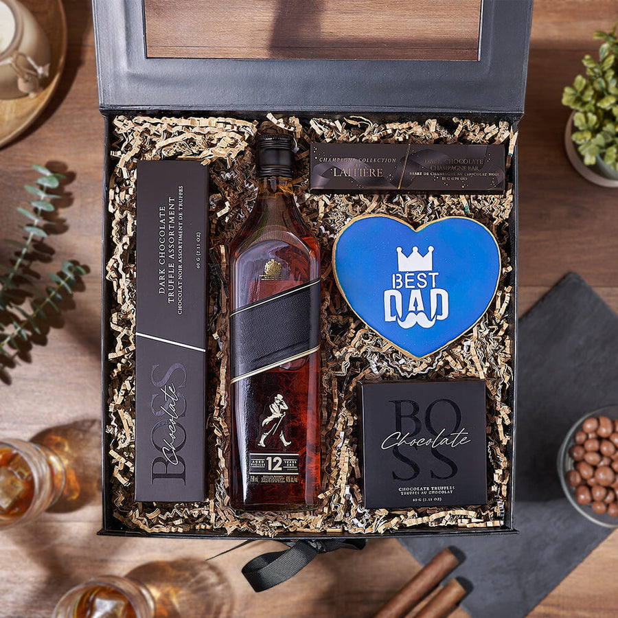 Father’s Day Spirits & Sweets Box, fathers day gift, fathers day, cookie gift, cookie, chocolate gift, chocolate, Vancouver delivery