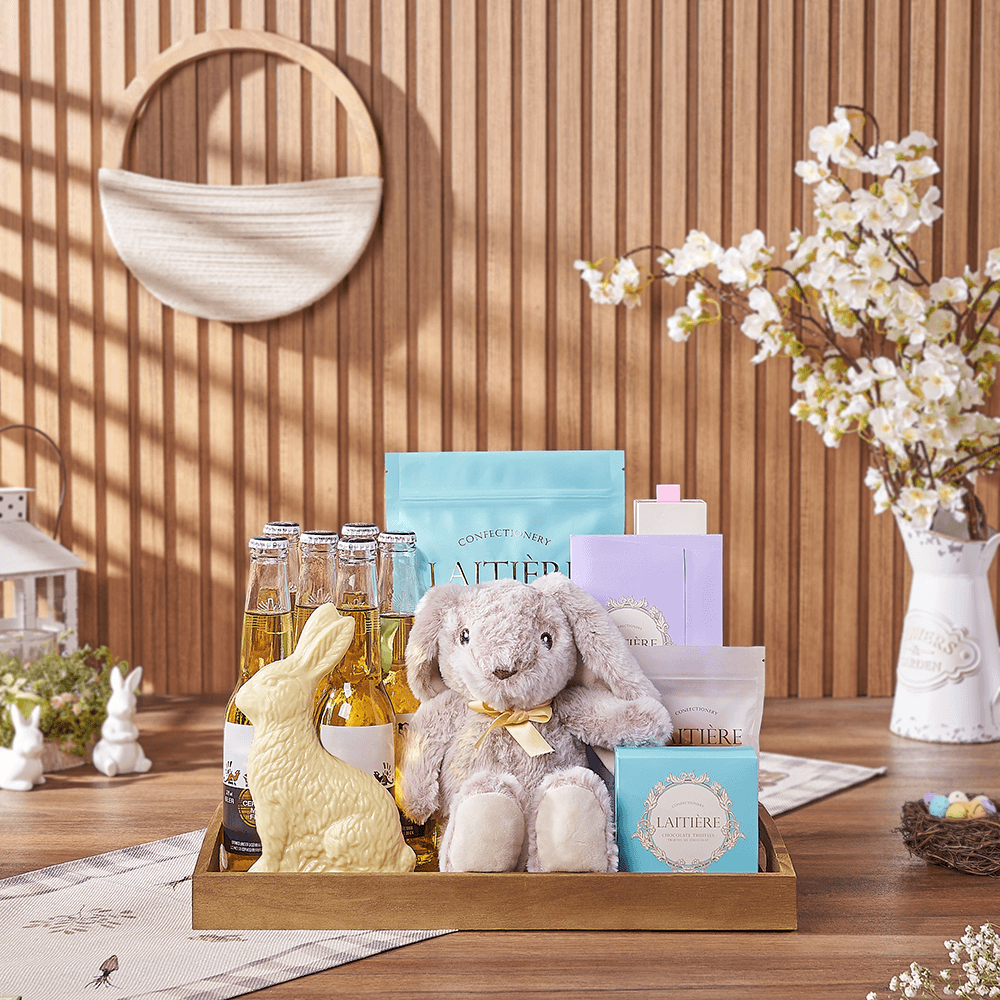 Festive Easter Beer & Candy Tray, easter gift, easter, beer gift, beer, chocolate gift, chocolate, Vancouver delivery