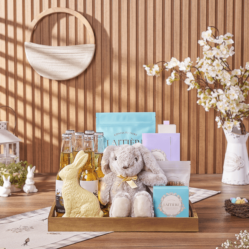 Festive Easter Beer & Candy Tray, easter gift, easter, beer gift, beer, chocolate gift, chocolate, Vancouver delivery