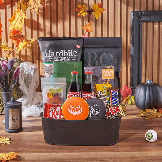Gourmet Halloween Treats Basket, halloween gift, halloween, candy gift, candy, Vancouver delivery