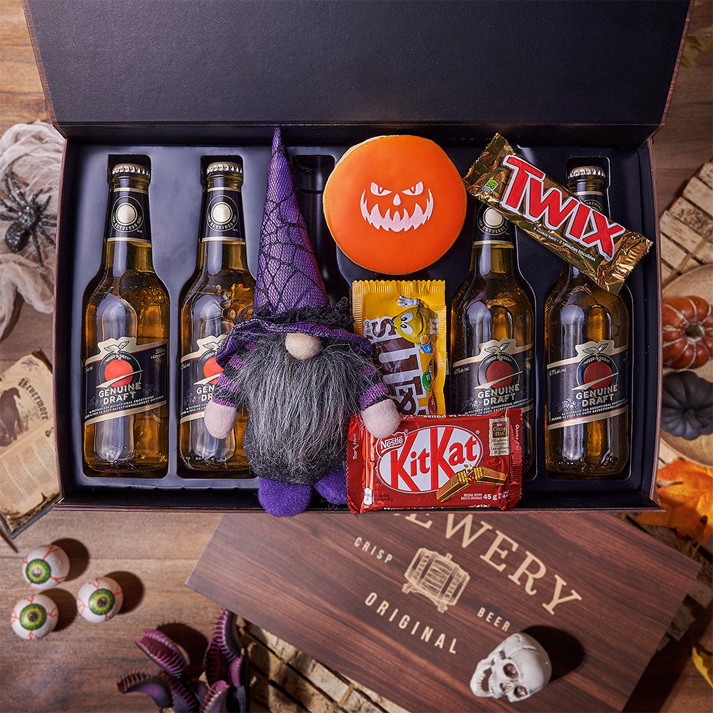 Halloween Candy &amp; Beer Gift, candy gift, candy, beer gift, beer, halloween gift, halloween, Vancouver delivery