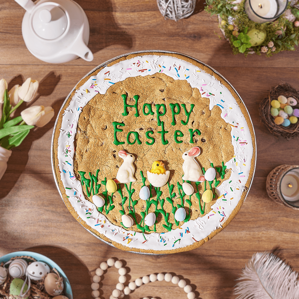 Happy Easter Giant Cookie, easter gift, easter, cookie gift, cookie, baked goods gift, baked goods, Vancouver delivery