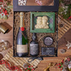 Holiday Bubbly & Spa Gift Box From Vancouver Baskets - Champagne Gift Set - Vancouver Delivery