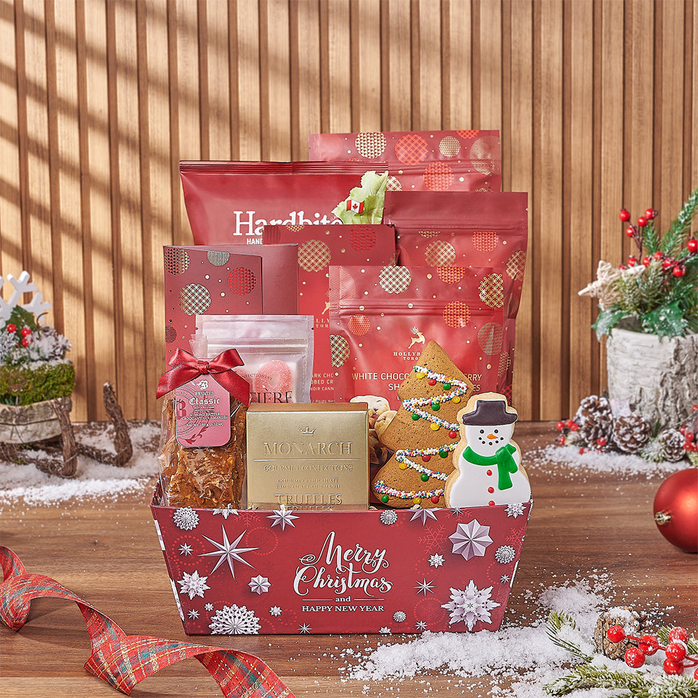 Holiday Cozy Classics Gift Set, christmas gift, christmas, chocolate gift, chocolate, cookie gift, cookie, Vancouver delivery