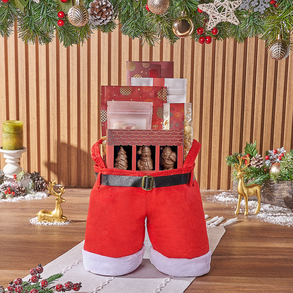 Christmas Treat Gift Bag with Hollyberry Chocolates – how the gift is presented