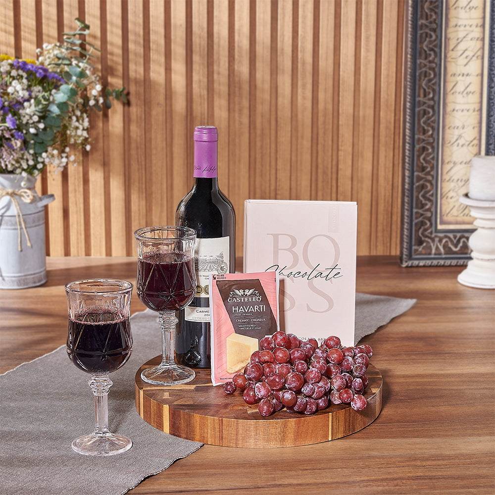 Kosher Wine &amp; Cheese Gift Basket
Vancouver Baskets- Vancouver Delivery