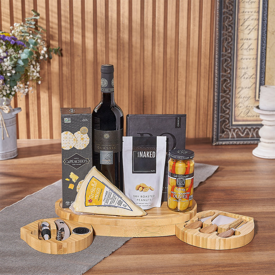 Kosher Wine & Cheese Party Crate
Vancouver Baskets- Vancouver Delivery