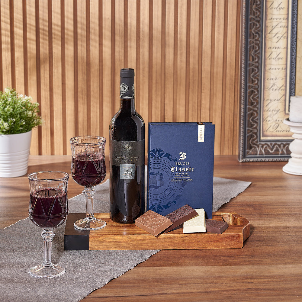 Kosher Wine &amp; Chocolate for Two
Vancouver Baskets- Vancouver Delivery