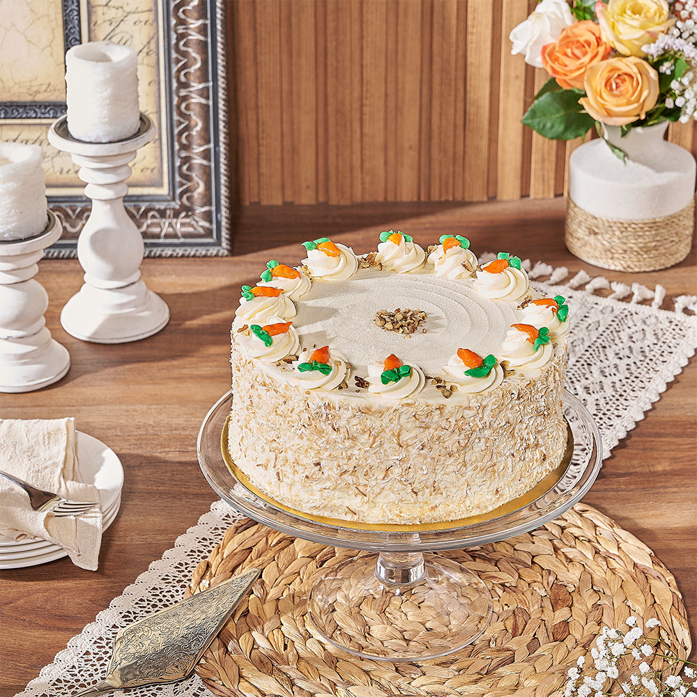 Moist Toasted Coconut Carrot Cake – how the gift is presented