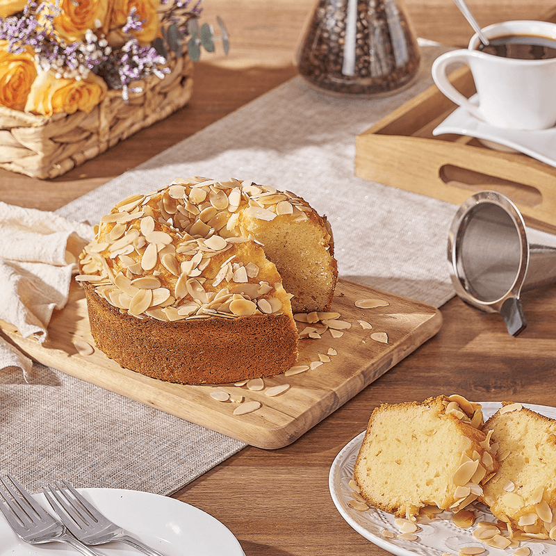 Lemon Almond Coffee Cake, cake gift, cake, coffee cake gift, coffee cake