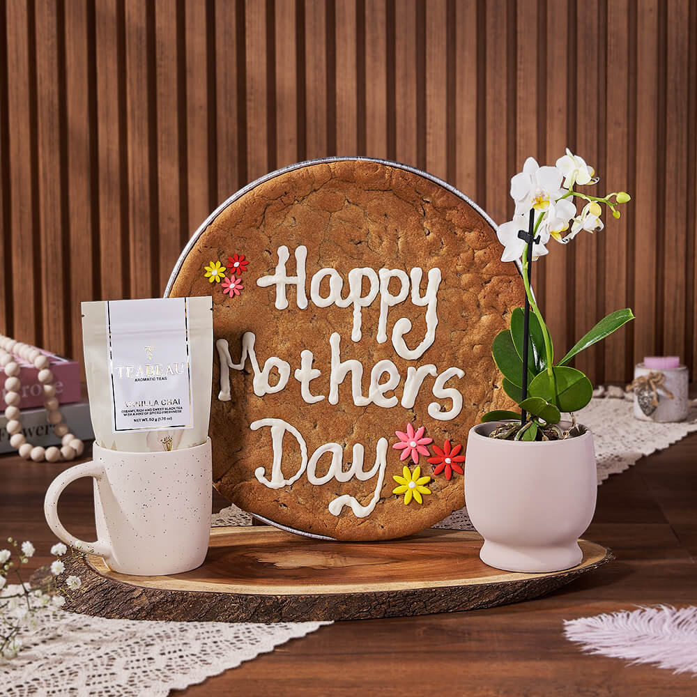 Mother’s Day Tea &amp; Cookie Gift Set, mothers day gift, mothers day, tea gift, tea, plant gift, plant, Vancouver delivery