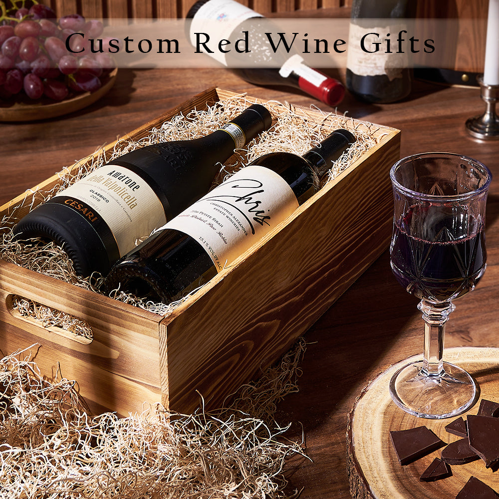 Red Wine Gifts from Vancouver Baskets - Wine Gift Basket - Vancouver Delivery