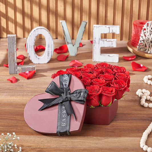 Rose Hat Box, rose gift, rose, valentines day gift, valentines day, flower gift, flower, Vancouver delivery