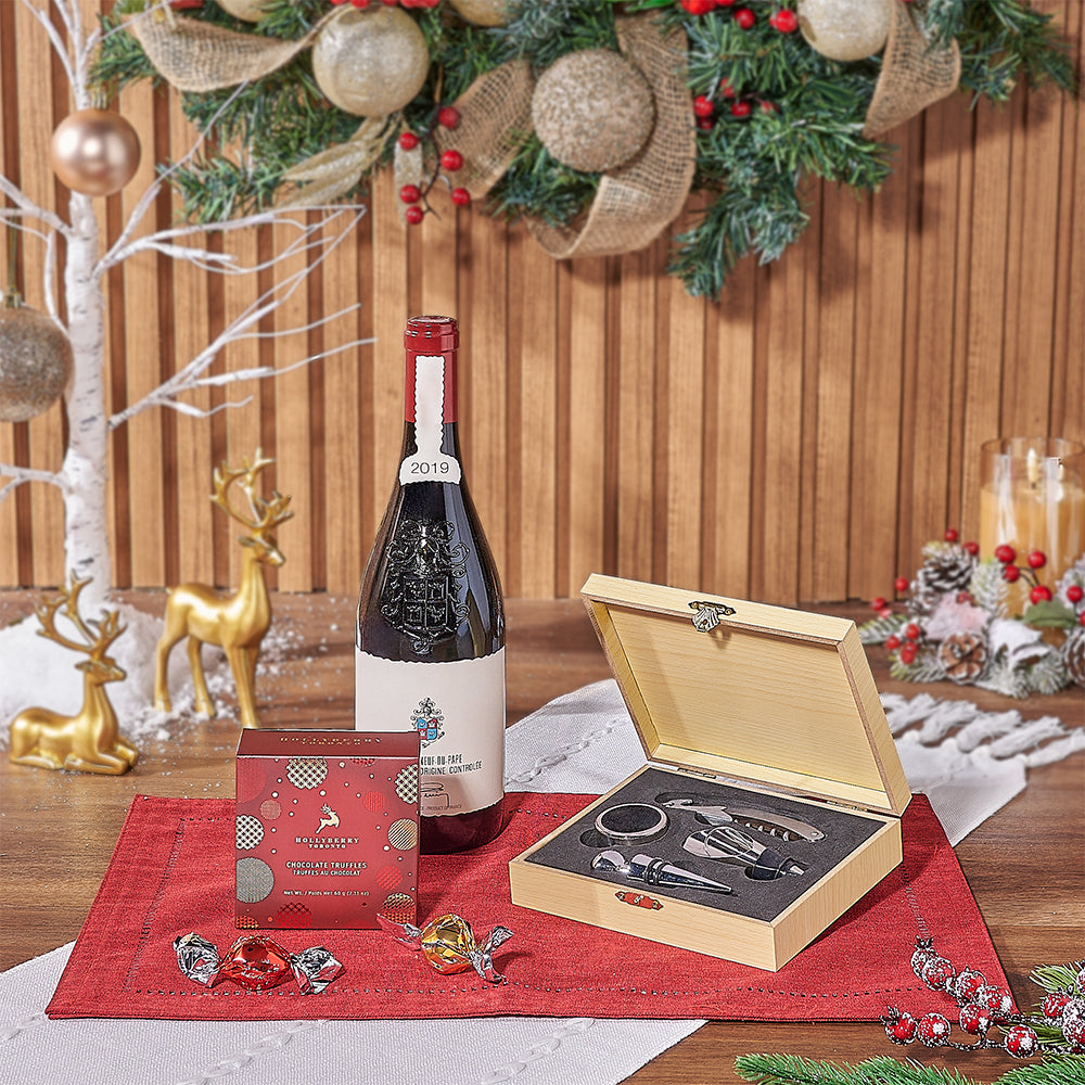 Snowman’s Wine &amp; Chocolate Pairing, wine gift, wine, chocolate gift, chocolate, Christmas gift, christmas, Vancouver delivery