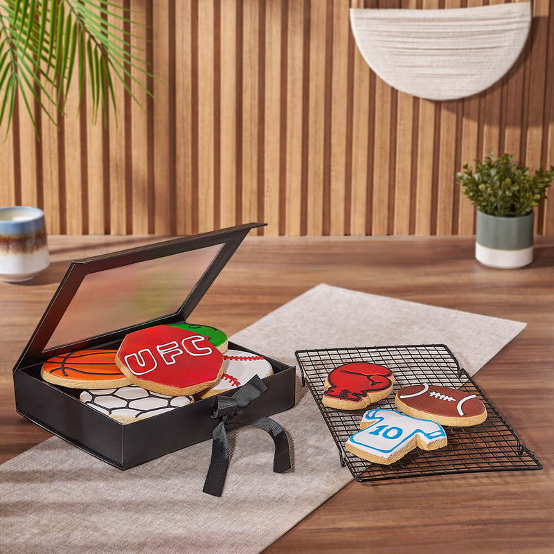 Sports Cookie Gift Box, cookie gift, cookie, sports gift, sports, Vancouver delivery