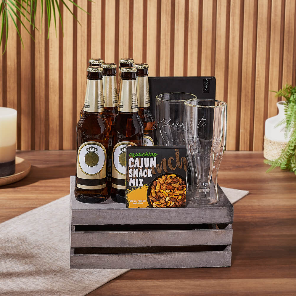 St. James Town Beer & Snack Basket, snack gift, snack, beer gift, beer, Vancouver delivery