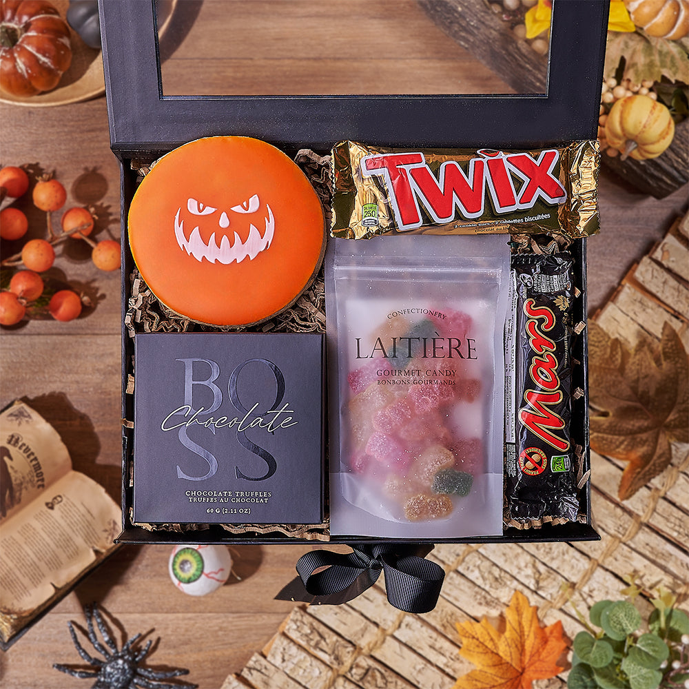 Sweet &amp; Sour Halloween Gift Box, halloween gift, halloween, candy gift, candy, cookie gift, cookie, Vancouver delivery