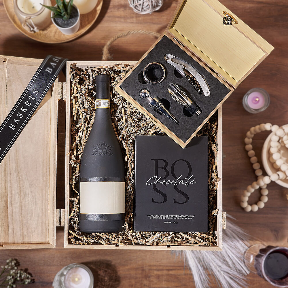Ultimate Wine &amp; Chocolate Gift Box, wine gift, wine, chocolate gift, chocolate, Vancouver delivery