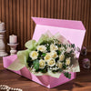 White Rose Gift Box, bouquet gift, bouquet, rose gift, rose, flower gift, flower, Vancouver delivery