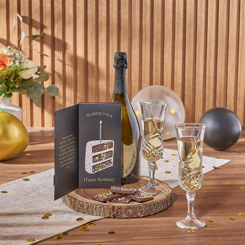 Wonderful Birthday Champagne Gift Set, champagne gift, champagne, sparkling wine gift, sparkling wine, birthday gift, birthday, Vancouver delivery