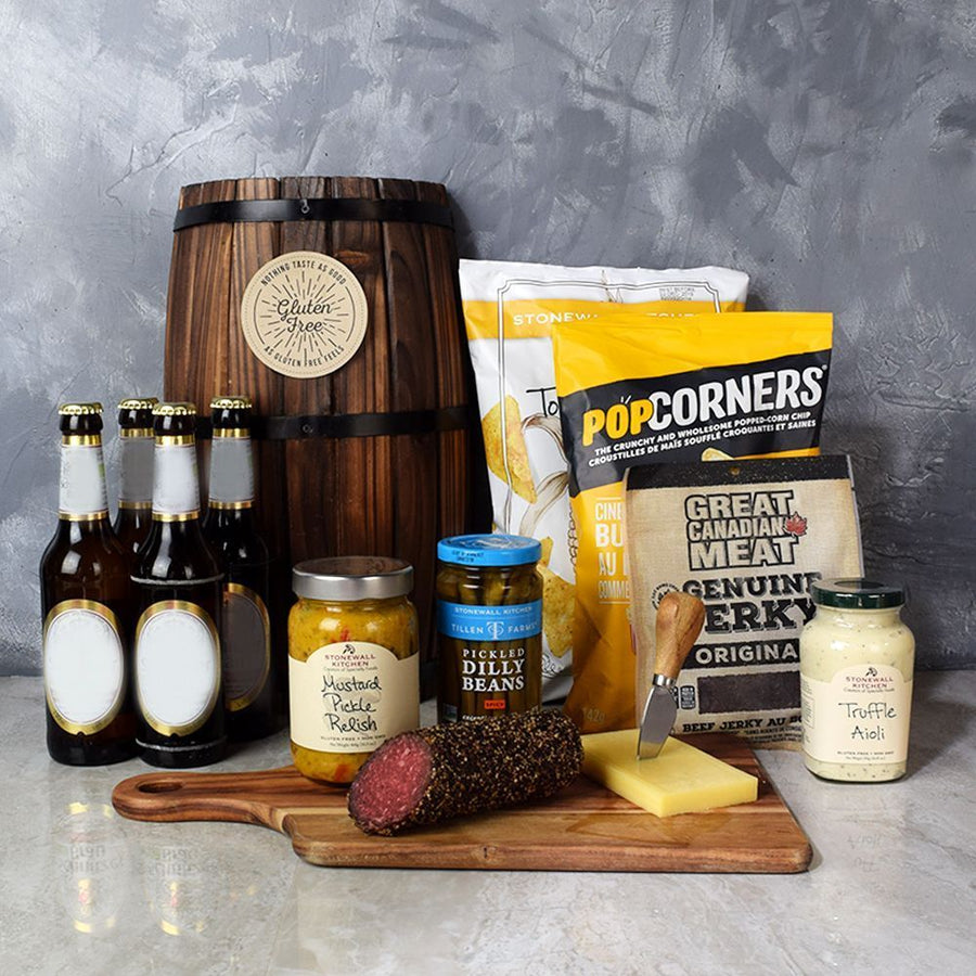 Beer & Munchies Gift Basket - Vancouver Baskets - Vancouver Baskets Delivery