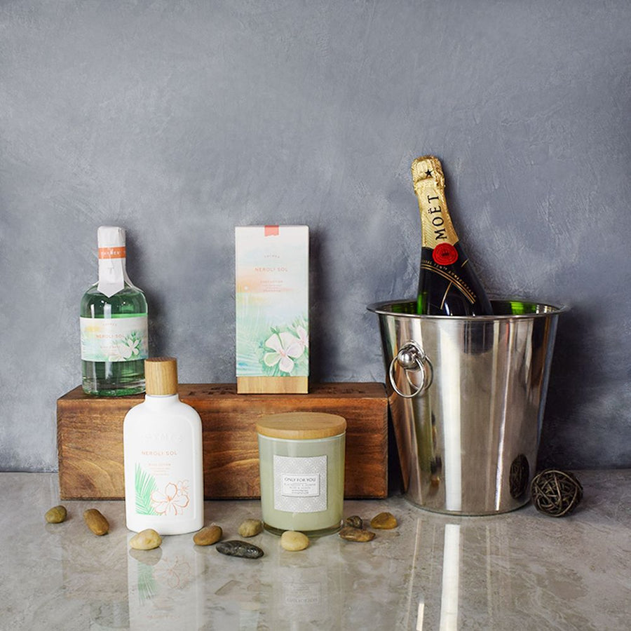 Bold & Bubbly Spa Gift Set from Vancouver Baskets - Vancouver Delivery