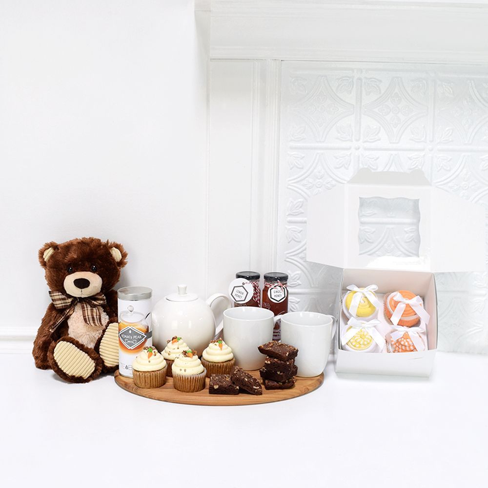 Chocolate and Tea Gift Box – how the gift is presented