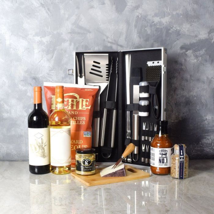 "Born To Grill" Grilling Gift Set - Vancouver Baskets - Vancouver Baskets Delivery