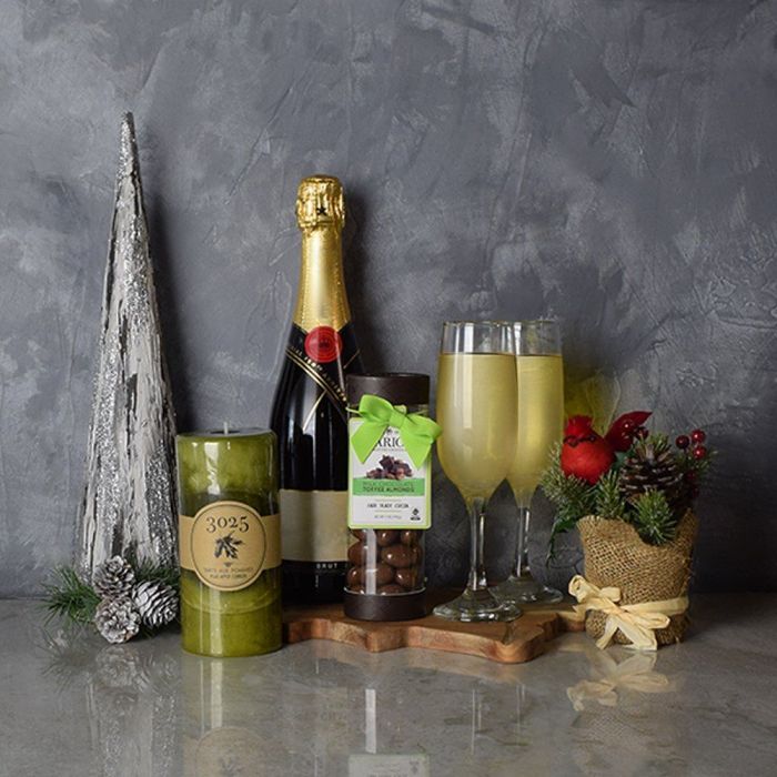 Bubbly Christmas Holiday Basket from Vancouver Baskets - Vancouver Delivery