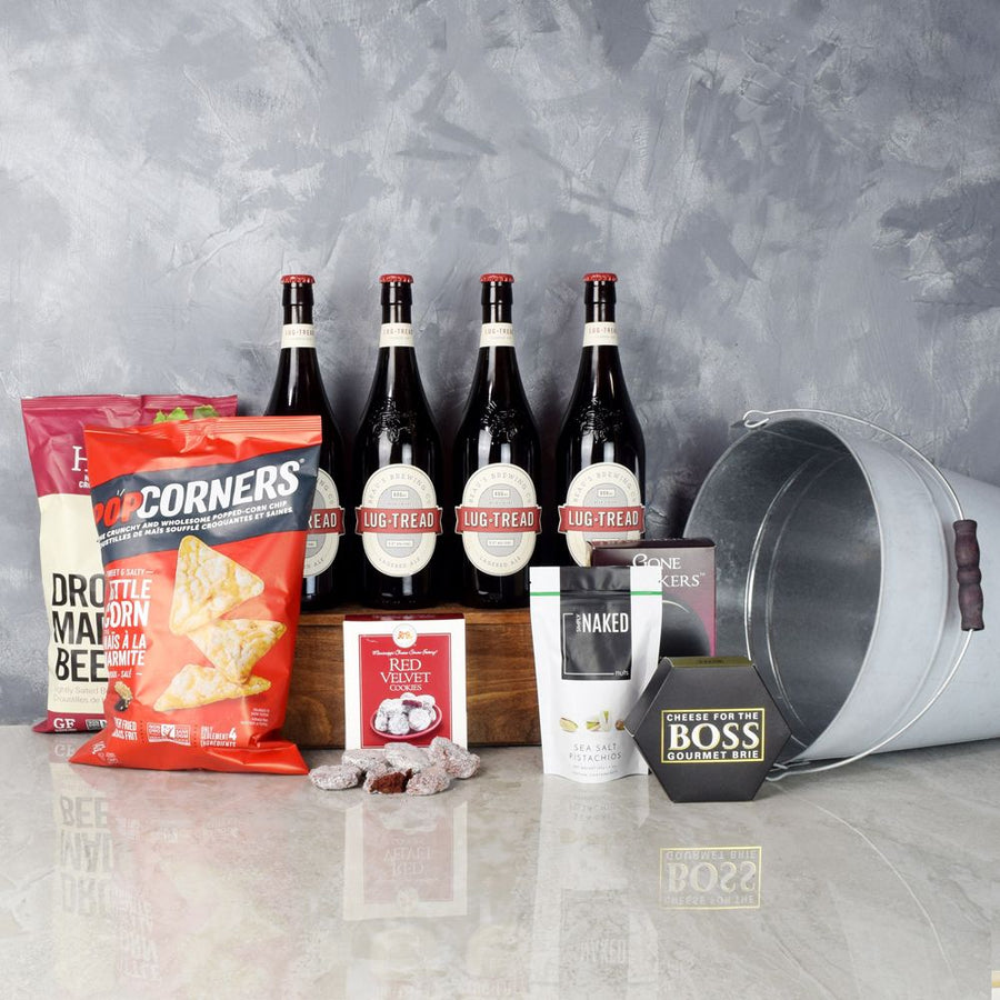 Cheese, Chips & Beer Gift Set from Vancouver Baskets - Vancouver Delivery