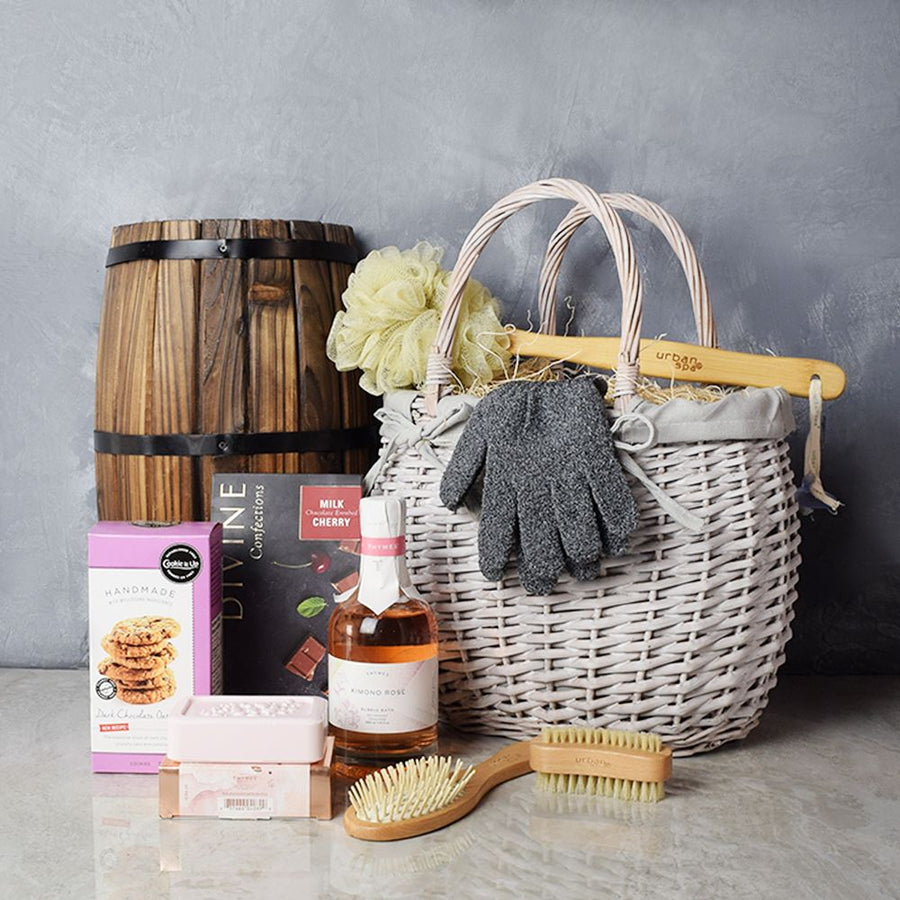 Chocolate & Rose Indulgence Spa Gift Set from Vancouver Baskets - Vancouver Delivery
