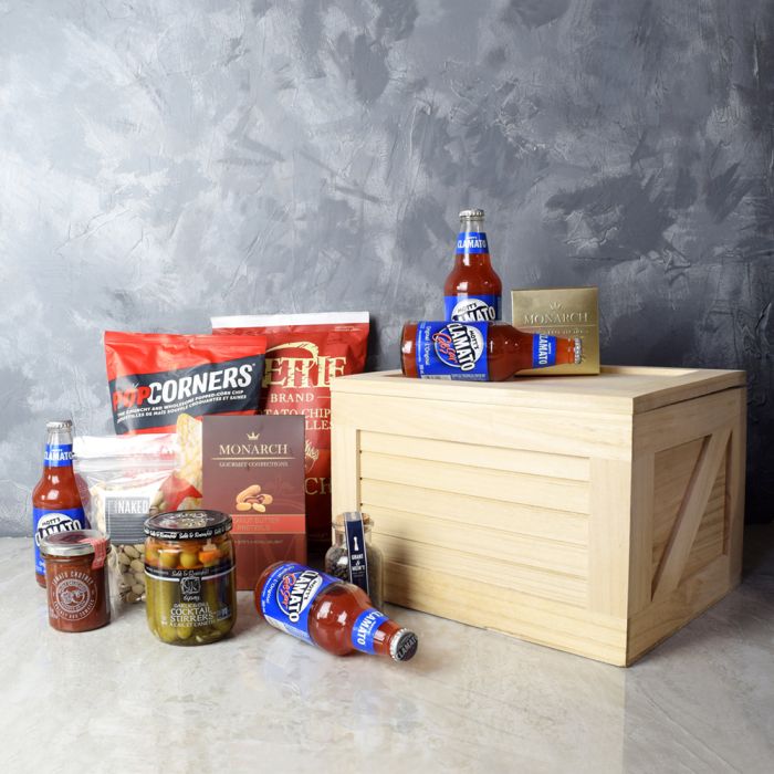 Clamato & Confections Gourmet Gift Set from Vancouver Baskets - Vancouver Delivery