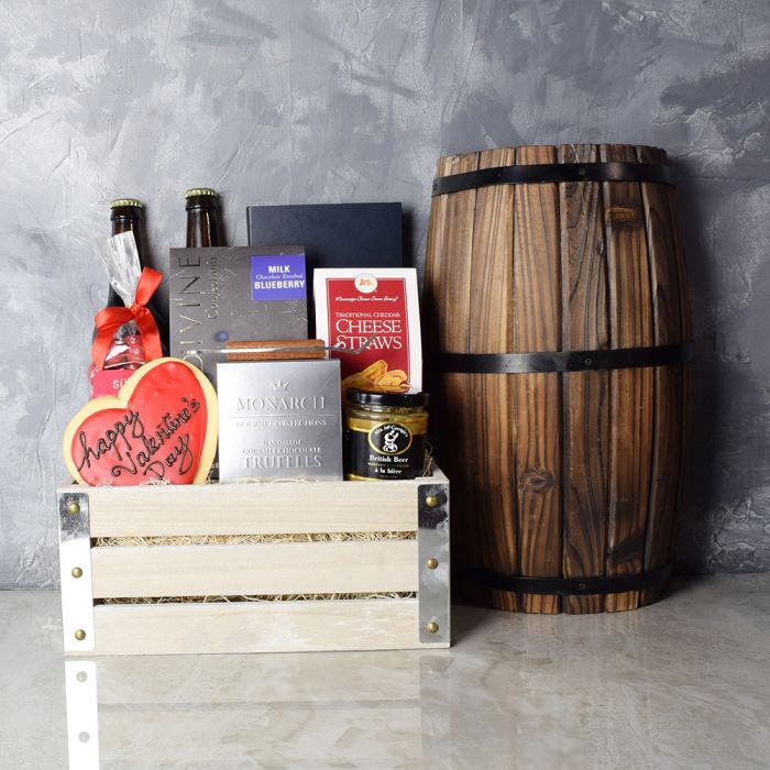 Distillery Valentine’s Day Gift Crate from Vancouver Baskets - Vancouver Delivery