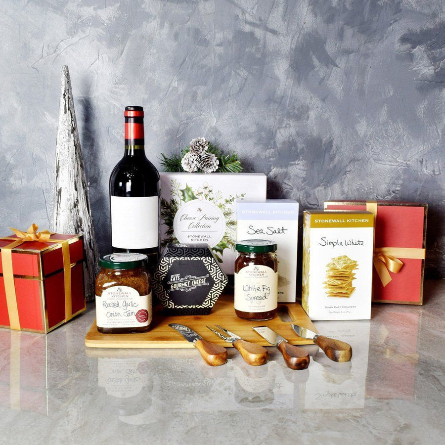 Holiday Wine & Cheese Pairing Gift Basket from Vancouver Baskets - Vancouver Delivery