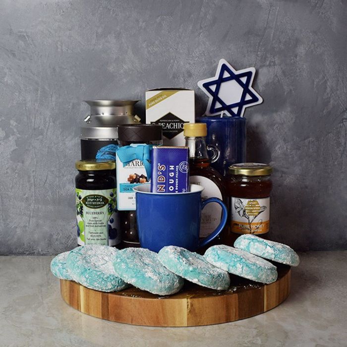 Kosher Treats & Coffee Hanukkah Basket from Vancouver Baskets - Vancouver Delivery