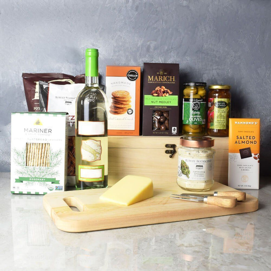 The Kosher Wine & Cheese Crate from Vancouver Baskets - Vancouver Delivery