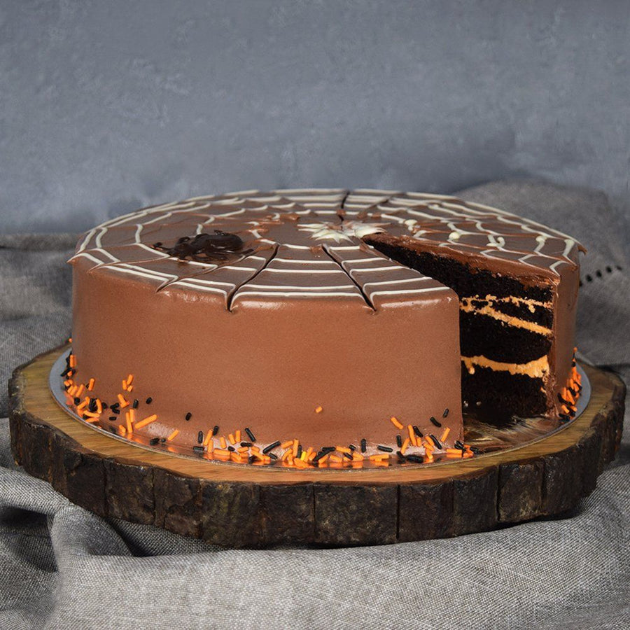 Large Halloween Spiderweb Cake from Vancouver Baskets - Vancouver Delivery