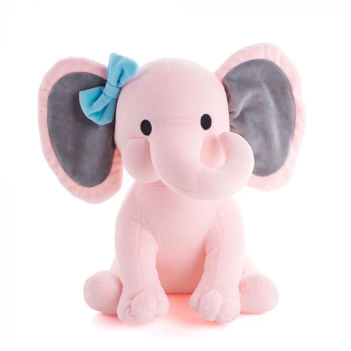 Large Pink Plush Elephant from Vancouver Baskets - Vancouver Delivery