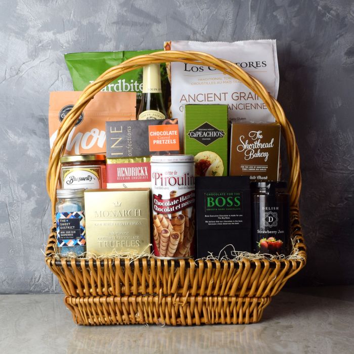 Markham Rustic Wine Gift Basket from Vancouver Baskets - Vancouver Delivery