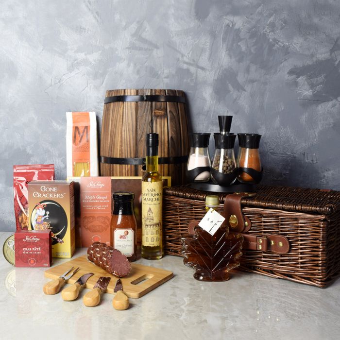 Mediterranean Feast Gourmet Gift Set from Vancouver Baskets - Vancouver Delivery