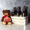Parkdale Valentine’s Day Gift Crate from Vancouver Baskets - Beer Gift Set - Vancouver Delivery.